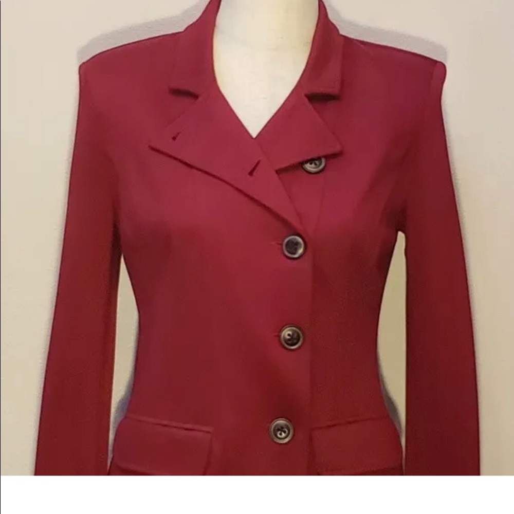 Cabi #3175 Rhubarb Red Outing Blazer size 10 NWT